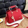Luxus Griff Taschen Für Frauen PU Leder Anhänger Umhängetasche Große Kapazität Messenger Handtasche Mittleren Alters Mama Taschen Tote Geldbörse 2