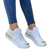 2025, frauen Mesh Turnschuhe Patchwork Lace Up Flache Schuhe für Frauen Leichte Weibliche Schuhe Klassische Vielseitig Zapatillas De Mujer 4