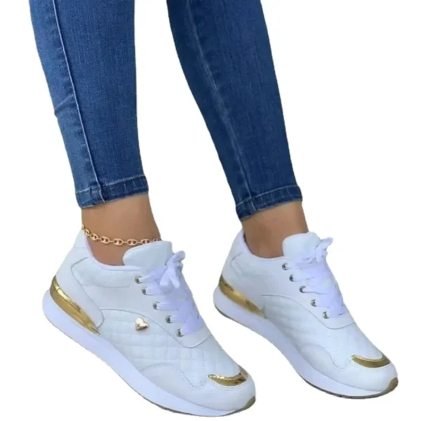 2025, frauen Mesh Turnschuhe Patchwork Lace Up Flache Schuhe für Frauen Leichte Weibliche Schuhe Klassische Vielseitig Zapatillas De Mujer 4