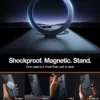 Magnetische Handyhülle mit Ringständer für Samsung Galaxy S24 Ultra Plus Mobile Matte Cases, durchscheinende Rückseite 3