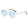 Polygon Metall Sonnenbrille Vintage Rahmen Für Frauen Sonnenbrille Männer Luxus Marke Design Sonnenbrille Frauen Spiegel Gafas De Sol Uv400 5