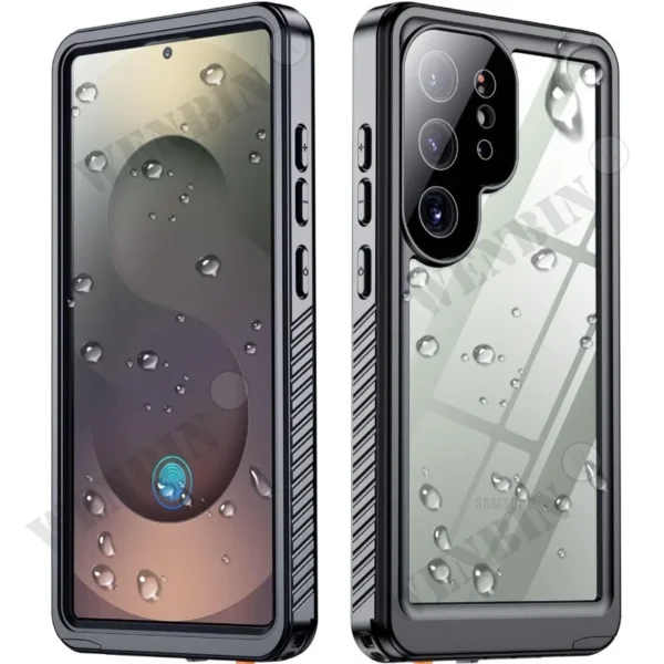 IP68 Wasserdichte Fall Für Samsung S25 S24 S23 Ultra Plus A16 A36 A56 5G Metall Aluminium Schwimmen Telefon Luxus abdeckung Capa Fundas