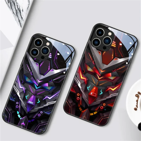 2025 Mode Beliebte Verkauf Design Smart Led Licht Musik Leuchtende Handy Fall Für iPhone 16 E 15 14 13 12 11 Pro Max XS XR SE 6