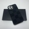 Handyhülle aus echtem Carbonfaser für iPhone 16 Pro Max. Linsenschutz. Rot-schwarze Aramidfaser-Handyhüllen für iPhone 16 Pro 2