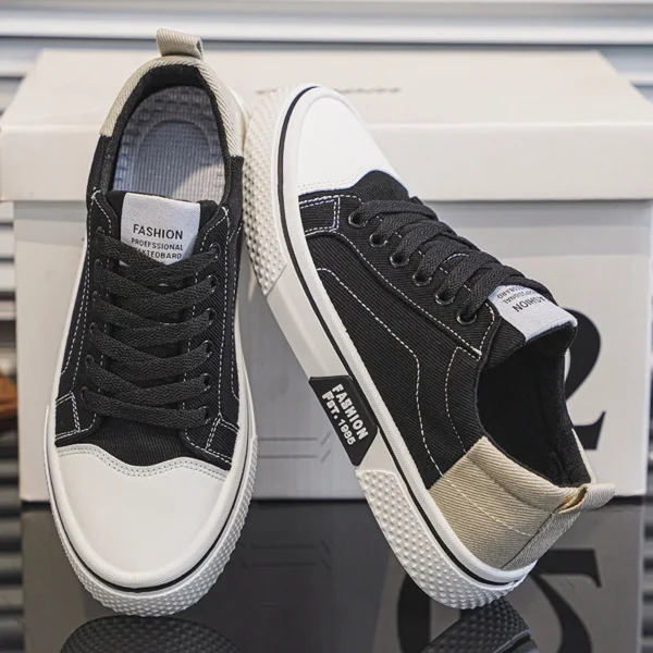 2025, Herren-Segeltuchschuhe, Outdoor-Mode, Skateboard-Schuhe für Herren, bequem, rutschfest, lässige Turnschuhe, atmungsaktive Herren-Wanderschuhe 4