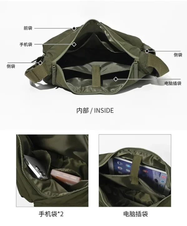 Casual Multi-tasche Messenger Taschen für Frauen Mode Nylon Schulter Tasche Damen Große Handtaschen Weibliche Reise Einkaufstasche Geldbörse 6