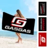 GasGas Rotes Motorrad-Strandtuch, bunte Badetücher für Mädchen, Mikrofaser, schnell trocknend, individuell, sandfrei, Strand, Yoga, Spa, Fitnessstudio, Pool