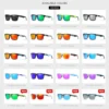 2025 neue KDEAM Ken Block Polarisierte Sonnenbrille Männer Quadratische Sonnenbrille Reflektierende Beschichtung Verspiegelte Linse UV400 Marke Mit Fall 5