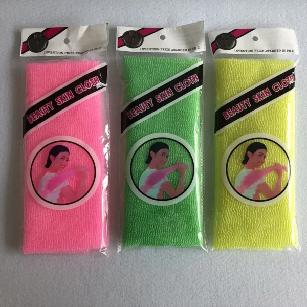 6 stücke Schönheit Haut Peeling Tuch Waschlappen Japanischen Körper Waschen Handtuch Nylon Bad Handtuch Haut Polieren Handtuch 5