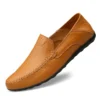 Echtes Leder Herren Schuhe Casual Luxus Marke Weiche Männer Loafer Mokassins Atmungsaktive Slip auf Männliche Boot Schuhe Plus Größe 37-47