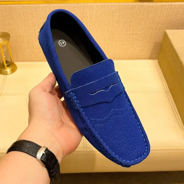 Maedef Männer Freizeit schuhe Wildleder faul Schuhe männlich atmungsaktiv Slip-On Herren fahren flache Schuhe bequeme Boot Schuh Slipper Mokassins 2