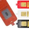 Für iPhone SE 2020 Fall Flip Fall Für iPhone 16 15 14 pro max 13 Pro 2022 14 Pro Vertikale Brieftasche Ledertasche Für iPhone 8 plus 3