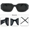 CATERSIDE Retro Polarisierte Sonnenbrille Männer Polygon Große Acetat Rahmen frauen Sonnenbrille Reisen Fahren Einkaufen UV400 Brillen 6
