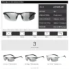 AOWEAR Aluminium Randlose Photochrome Sonnenbrille Männer Polarisierte Tag Nacht Fahren Gläser Chameleon verfärben Objektiv Brillen Gafas 5