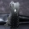 Aluminium Metall Wärme reduzieren aushöhlen Fall Für Apple IPhone 16 Pro Max 11 12 13 14 15 PRO MAX Rüstung stoßfest Abdeckung Shell
