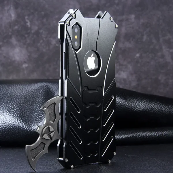 Aluminium Metall Wärme reduzieren aushöhlen Fall Für Apple IPhone 16 Pro Max 11 12 13 14 15 PRO MAX Rüstung stoßfest Abdeckung Shell