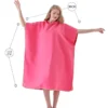 Surf-Poncho, Wickeltuch, Kapuzenmantel, Mikrofaser, Stranddecke, Badetuch, Badehandtuch, Neoprenanzug, Strandponcho für Erwachsene 6