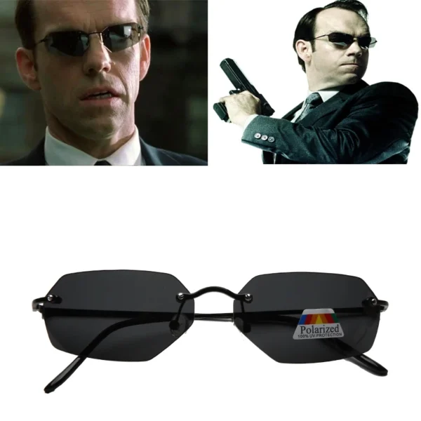 3 Mix Matrix Neo Stil Polarisierte Sonnenbrille Ultraleicht Randlose Männer Fahren Marke Design Sonnenbrille Outdoor Sport Sonne Brillen 2