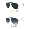 SunCubic Herren-Sonnenbrille, klassischer UV-Schutz, Metall, Gold, Gra, Vintage-Brille, Oculos De Sol, zum Einkaufen, Reisen, MST112 5