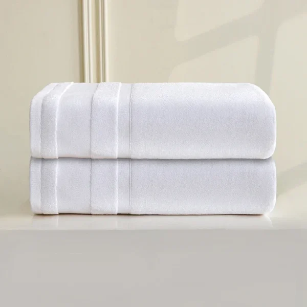Langstapeliges Baumwollhandtuch, luxuriöses Badetuch, superweiche, saugfähige Badezimmerhandtücher, Zuhause, Badezimmer, Hotel, Sauna, Reisehandtuch 2