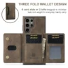 2-in-1 abnehmbare Brieftasche, Kartenhalter, Handyhülle für Samsung Galaxy S24 S23 FE S22 Ultra S21 S20 Plus A15 A55 A35 Lederhülle 3