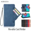 Für Samsung Galaxy XCOVER 7 Luxus Leder Fall Abnehmbare Karte Halter Brieftasche Flip Magnet Abdeckung Für Samsung Xcover 7 Telefon Taschen