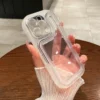 Luxuriöse, stoßfeste, transparente Handyhülle für iPhone 14 13 12 16 Pro Max 14 Plus X XS XR, dicke, weiche Silikon-Stoßstange, klare Abdeckung 6
