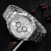 Neue Männer Uhren 2025, Luxus Marke Silber Gold Metall männer Quarz Armbanduhr Mode-Business Männlich Uhr Relogio Masculino 4