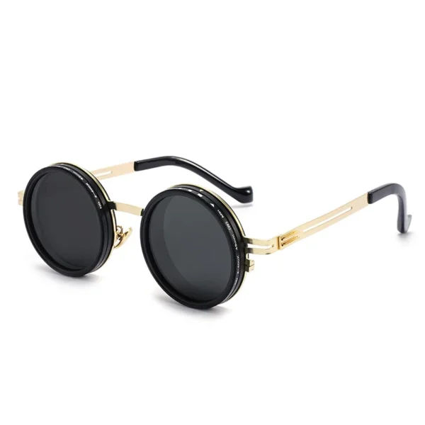 Neue Einstellbare 1-9 Sonnenbrille Punk Polarisierte Sonnenbrille Männer Frauen Runde ND Filter Linsen Retro Angeln Brillen Shades 4