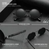KINGSEVEN Original Designe Sonnenbrille Gothic Punk Polarisierte Männer UV400 Gläser Frauen Runde Rahmen Retro Outdoor Sommer Brillen 2
