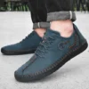 Sıcak Satış Rahat gündelik erkek ayakkabısı Loafer'lar Büyük Boy Spor Ayakkabı Kaliteli PU Deri El Yapımı Ayakkabı Erkekler Flats Moccasins Ayakkabı 6