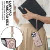Crossbody Lanyard Ringhalter Ledertasche für iPhone 13 14 15 16 Pro Max 12 11 XS Max XS 8 7 Plus Multi-Kartensteckplatz Wallet Cover 2
