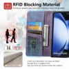 2-in-1 abnehmbare Reißverschlusskarten Solt Wallet Handyhülle für Samsung Galaxy Z Fold 6 5 4 3 Fold6 Fold5 Fold4 Fold3 5G Lederhülle 5