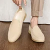 Mode Herren klassische britische Stil Slipper Mokassins Männer Freizeit schuhe Wildleder Herren Herren leichte bequeme Fahr wohnungen 5