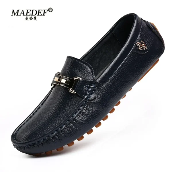 MAEDEF Herren-Loafer, 2024, Frühling und Herbst, modische Schuhe, Herren, klassische Marke, hochwertiges Leder, bequeme Antriebsschuhe, Boot-Freizeitschuhe