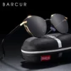 BARCUR Polarisierte Sonnenbrille Frauen Luxus Runde Sonne Glas für Frauen Damen Weibliche Schatten Lunette De Soleil Femme 3