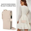 Multifunktions-Kartensteckplätze, Halter, Reißverschluss, Brieftasche, Flip-Telefonhülle für iPhone 15 14 13 12 11 Pro Max Plus XS XR X 15Pro, Riemenabdeckung 5