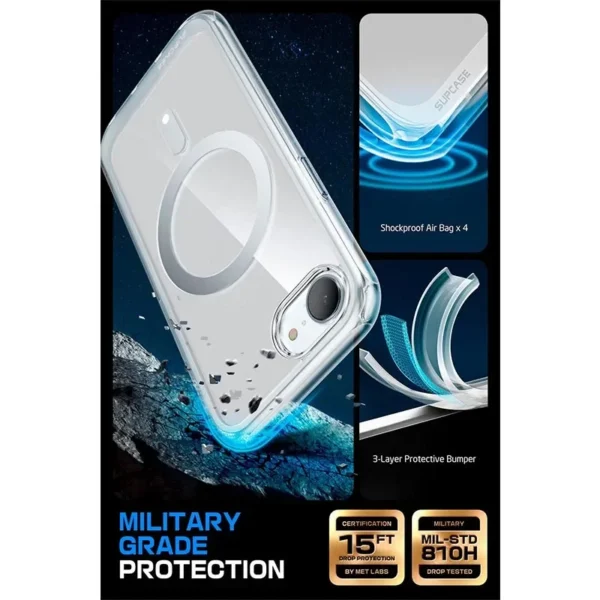 SUPCASE For iPhone 16e Case 6.1” 2025 ub mag schlanke stoß feste magnetische schutz hülle kompatibel mit magsafe 4