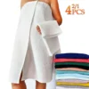 1-4PCS frauen Bad Handtuch Mikrofaser frauen Bad Rock Schnell trocknend Brust Wischen Bademantel Spa gym Pool Reisen Bad Handtuch