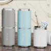 1 tragbare Zahnbürsten-Aufbewahrungsbox, Reise-Zahnbürstenetui, Zahnpasta-Etui aus Kunststoff, Mundwasserbecher für Geschäftsreisen 2