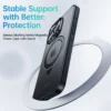 Baseus Hülle mit magnetischem Ständer für iPhone 16 15 14 13 Pro Max Plus Hülle 180 ° Verstellbare Kickstand-Ringabdeckung, magnetische Ladehülle 2