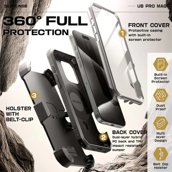Unterstützung For iPhone 16 Pro Max Case 6.9 5