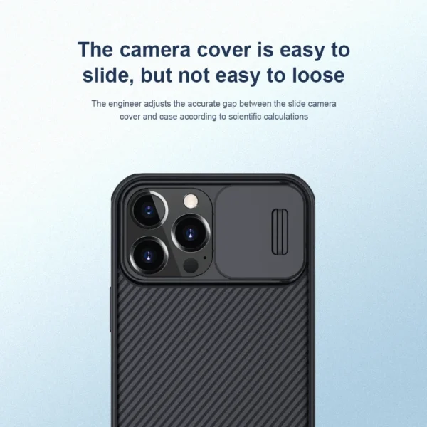 Nillkin Für iPhone 16 Pro Max 15 Pro Max 14 Pro 13 Serie mit Slide Kamera Schutz Telefon Abdeckung für iPhone 16 Pro 15 Plus 2