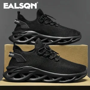 Männer Sport Laufen Schwarz Jogging Schuhe Casual Turnschuhe Braun Outdoor Atmungsaktive Mesh Frauen Licht Stoßdämpfung Schwarz Tennis