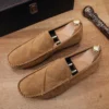 Mode Wildleder Männer Casual Schuhe Männlichen Faul Schuhe Atmungsaktive Komfort Slip-on Herren Fahren Schuhe Luxus Marke Faulenzer mokassins 2