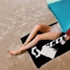 Scott Bike Badetuch, Mikrofaser, weich, wasserabsorbierend, atmungsaktiv, für Mädchen und Kinder, dekoratives Cartoon-Strandtuch 2