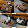 Leder Crossbody Reißverschluss Brieftasche Kartensteckplatz Handyhülle für Samsung Galaxy Z Flip 6 5 4 3, Lanyard Geldbörse Tasche Flip Stand Cover Coque 2