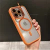 Für iPhone 15 Pro Max Luxus Magsafe Magnetische Objektiv Halter Ständer Telefon Fall Für iPhone 12 13 14 15 16 Plus saubere Schutzhülle 2