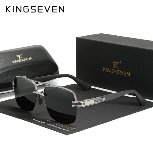 KINGSEVEN Neue Design Sonnenbrille Für Männer Polarisierte Gradienten sonnenbrille Frauen Männer Platz UV400 2022 Neue Fahren Brillen Für Männer