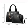 2 Stück/Set Damenhandtasche, exquisiter Anhänger, PU-Umhängetasche für Damen 2